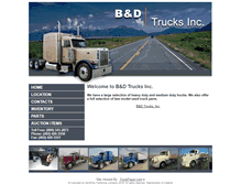 Tablet Screenshot of bdtrucks.com